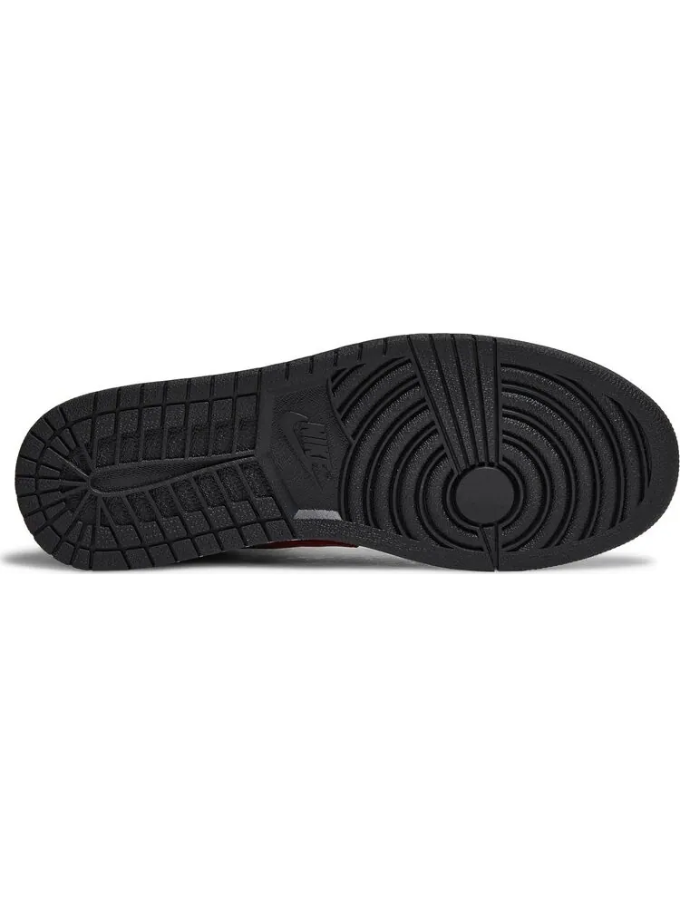 Кроссовки Air Jordan 1 High FlyEase Smoke Grey Gym Red — изображение 4 из 8, черный