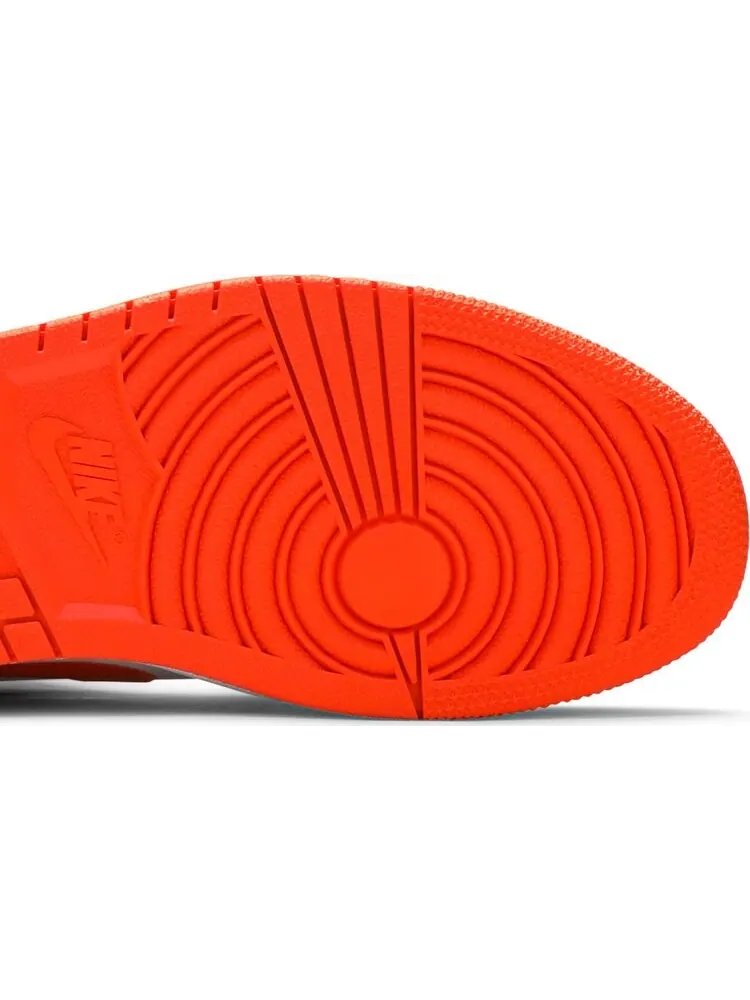 Кроссовки Air Jordan 1 High FlyEase Turf Orange — изображение 5 из 8, черный