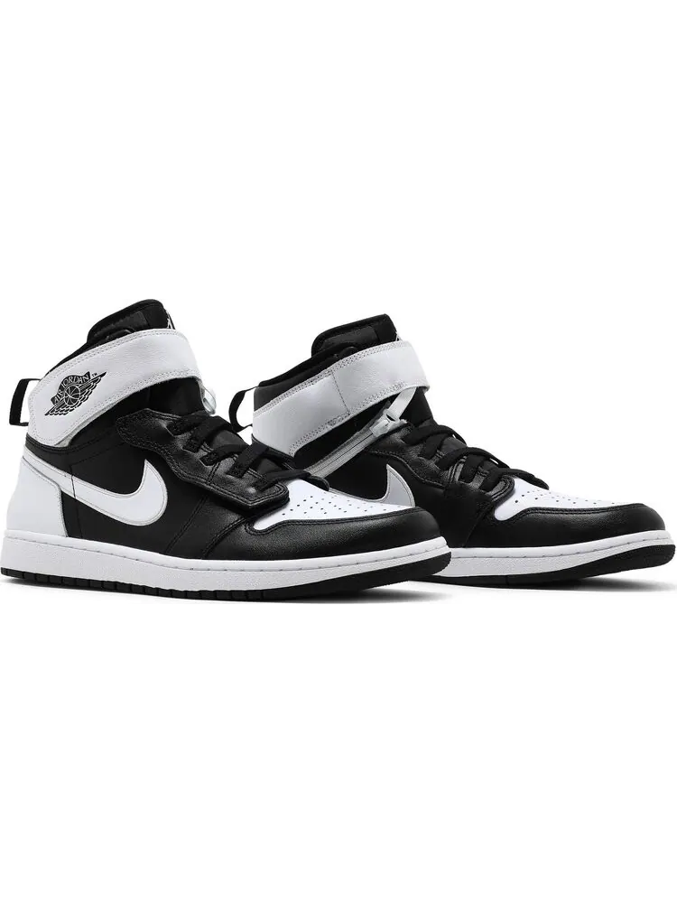 Кроссовки Air Jordan 1 High FlyEase Black White — изображение 8 из 8, черный