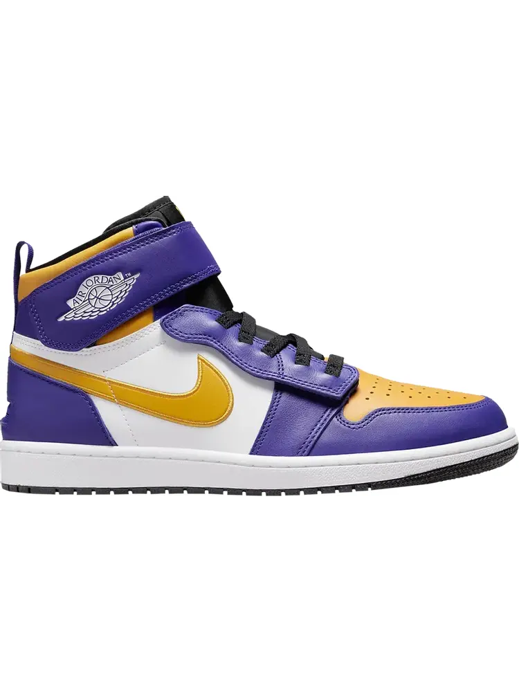 Кроссовки Air Jordan 1 High FlyEase Lakers — изображение 1 из 1, синий