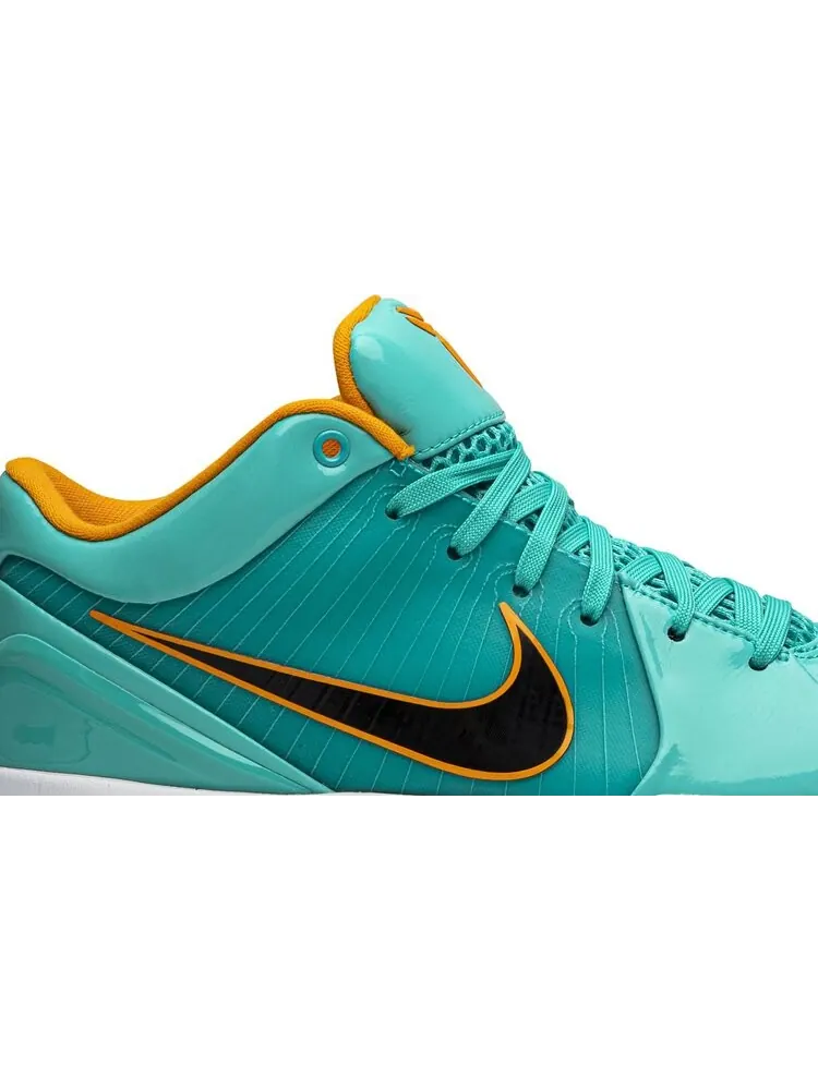 Кроссовки Nike Undefeated x Kobe 4 Protro 'Hyper Jade' — изображение 2 из 8, бирюзовый