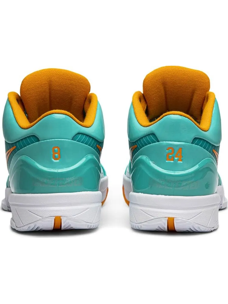 Кроссовки Nike Undefeated x Kobe 4 Protro 'Hyper Jade' — изображение 6 из 8, бирюзовый