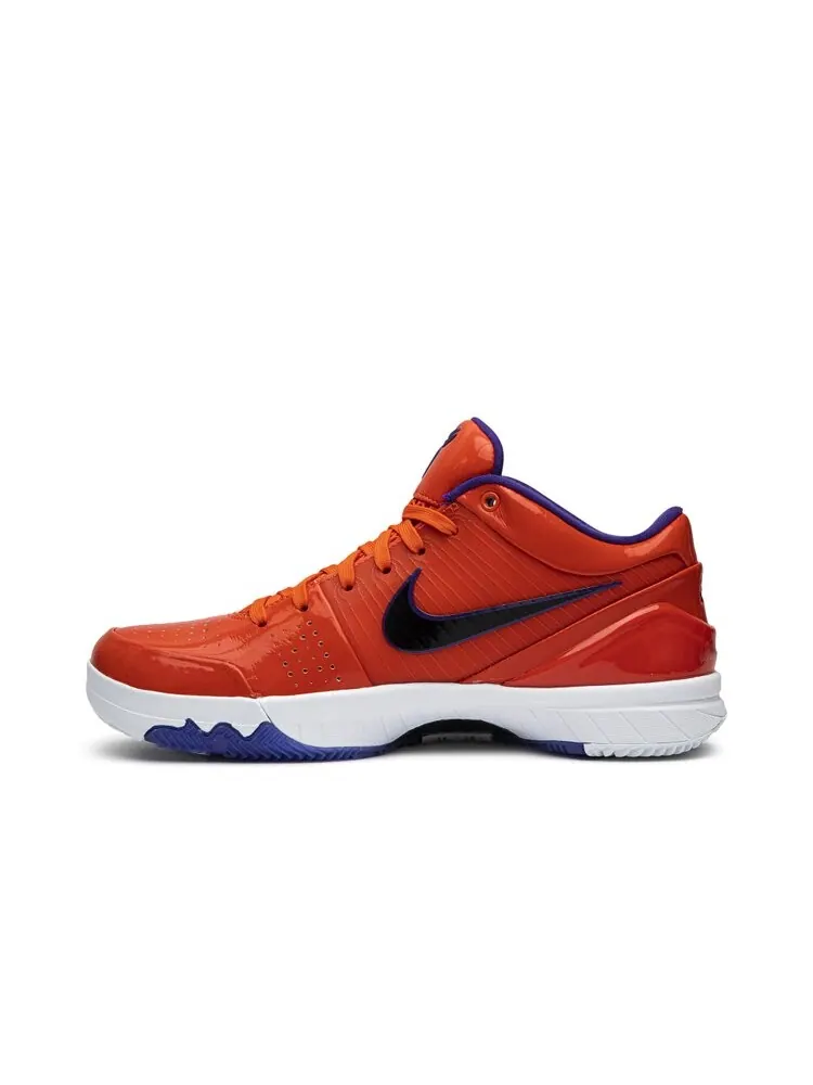 Кроссовки Nike Undefeated x Kobe 4 Protro 'Team Orange' — изображение 3 из 4, красный