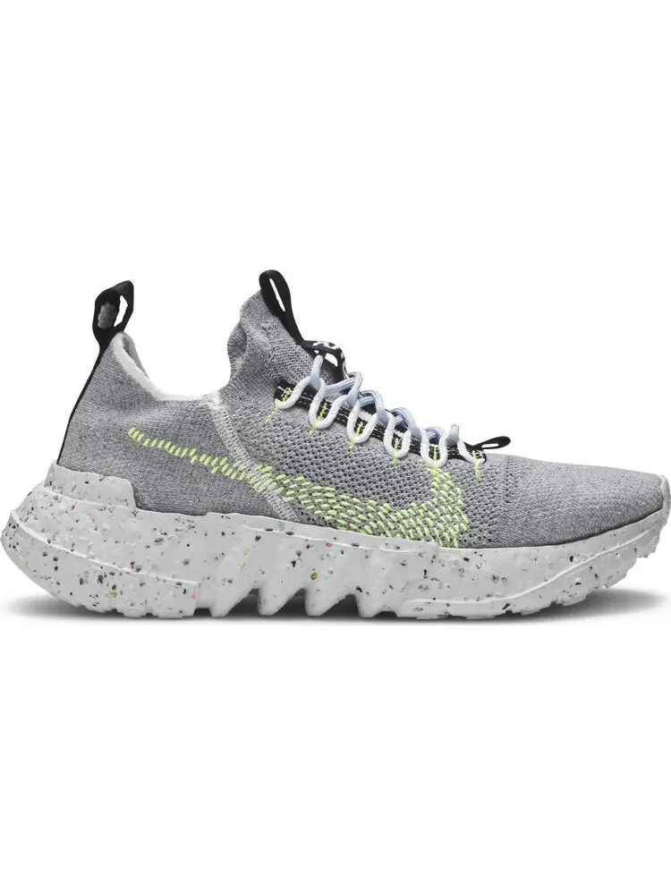 Кроссовки Nike Space Hippie 01 'Grey Volt' — изображение 1 из 8, серый