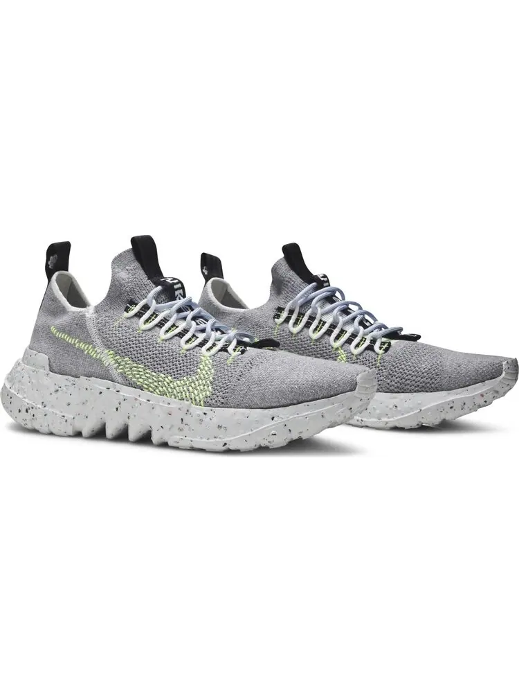 Кроссовки Nike Space Hippie 01 'Grey Volt' — изображение 8 из 8, серый