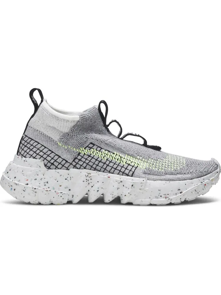 Кроссовки Nike Space Hippie 02 'Grey Volt' — изображение 1 из 8, серый