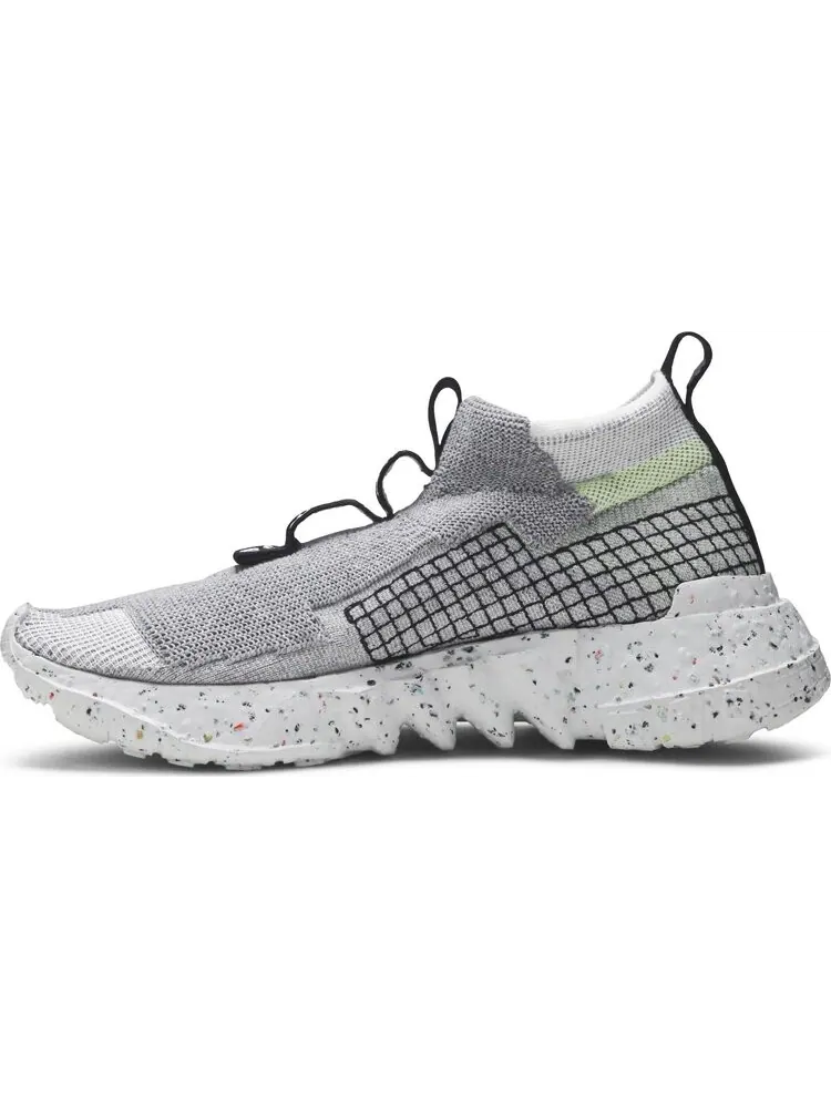 Кроссовки Nike Space Hippie 02 'Grey Volt' — изображение 3 из 8, серый