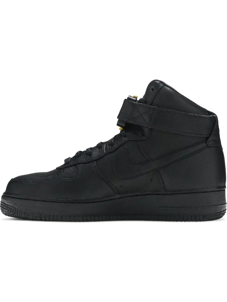 Кроссовки Nike x 1017 ALYX 9SM Air Force 1 High «Triple Black» (черные) — изображение 3 из 8, черный
