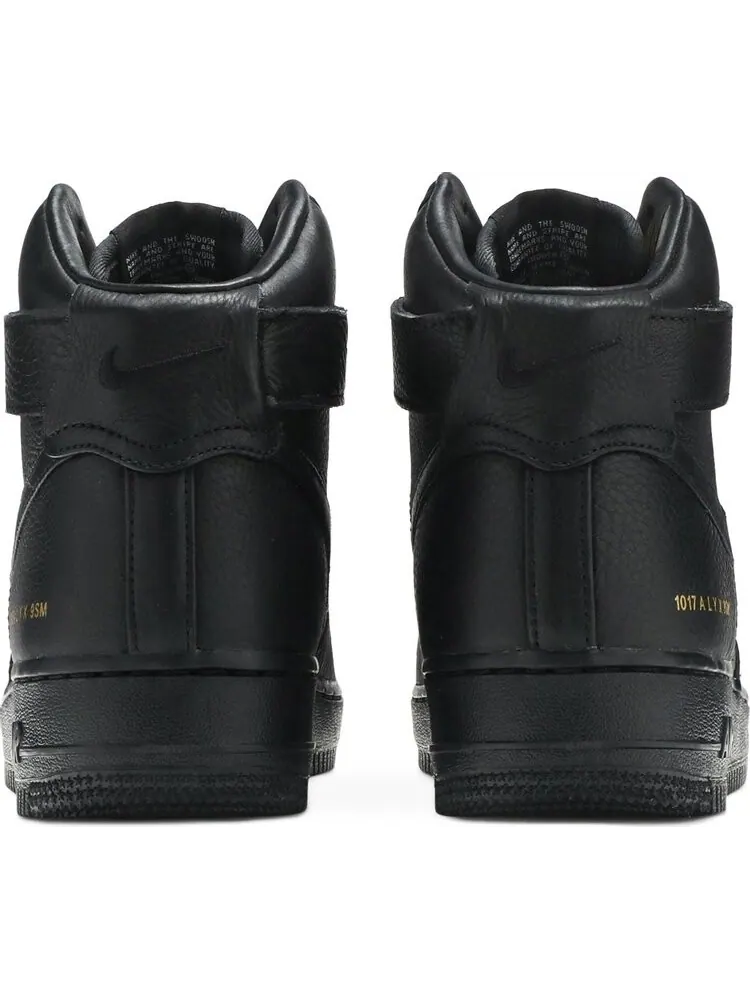Кроссовки Nike x 1017 ALYX 9SM Air Force 1 High «Triple Black» (черные) — изображение 6 из 8, черный