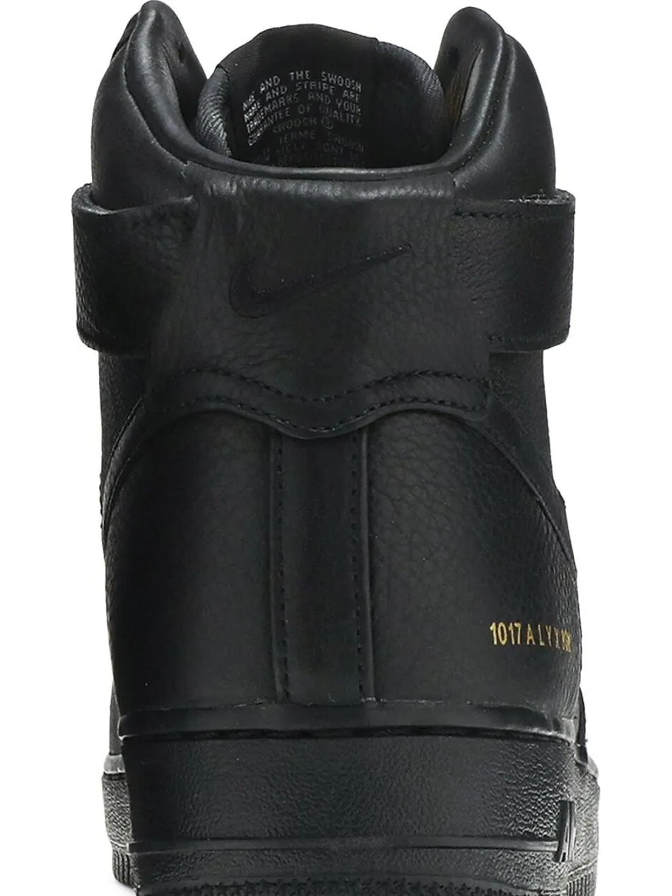 Кроссовки Nike x 1017 ALYX 9SM Air Force 1 High «Triple Black» (черные) — изображение 7 из 8, черный