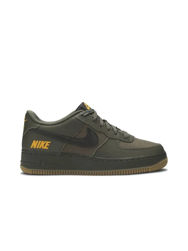 Кроссовки Nike Air Force 1 LV8 Gore-Tex BG 'Olive' — изображение 2 из 9, оливковый//золотистый