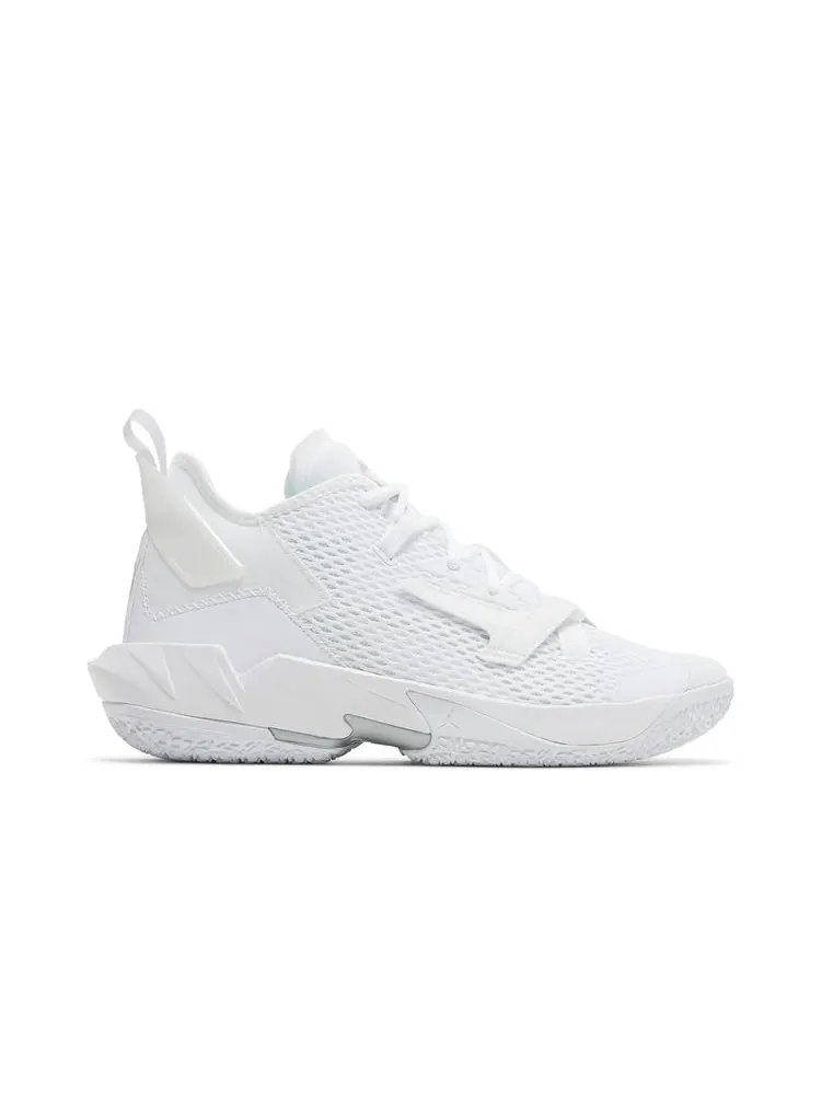 Кроссовки Jordan Why Not Zer0.4 'Triple White' — изображение 1 из 8, белый