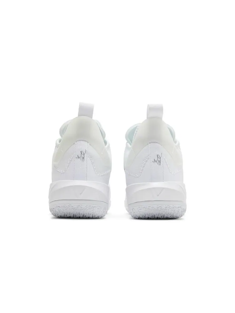 Кроссовки Jordan Why Not Zer0.4 'Triple White' — изображение 6 из 8, белый