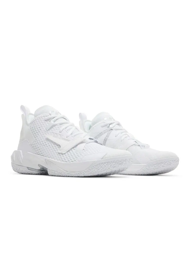 Кроссовки Jordan Why Not Zer0.4 'Triple White' — изображение 8 из 8, белый