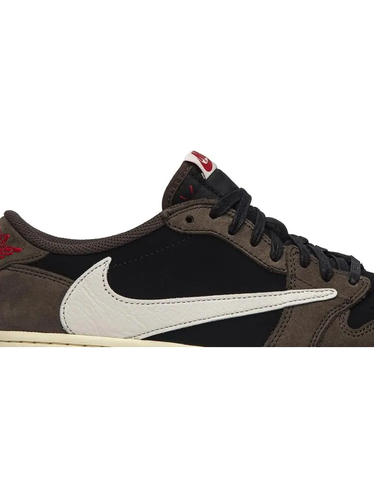 Кроссовки Travis Scott x Air Jordan 1 Low Mocha — изображение 2 из 8, коричневый
