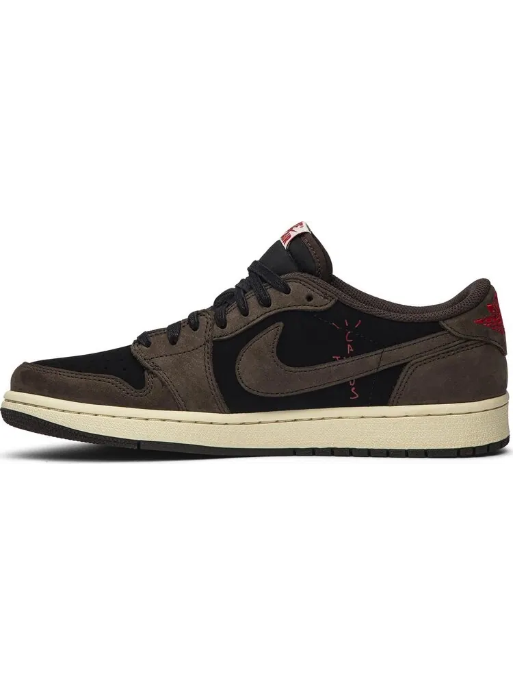Кроссовки Travis Scott x Air Jordan 1 Low Mocha — изображение 3 из 8, коричневый
