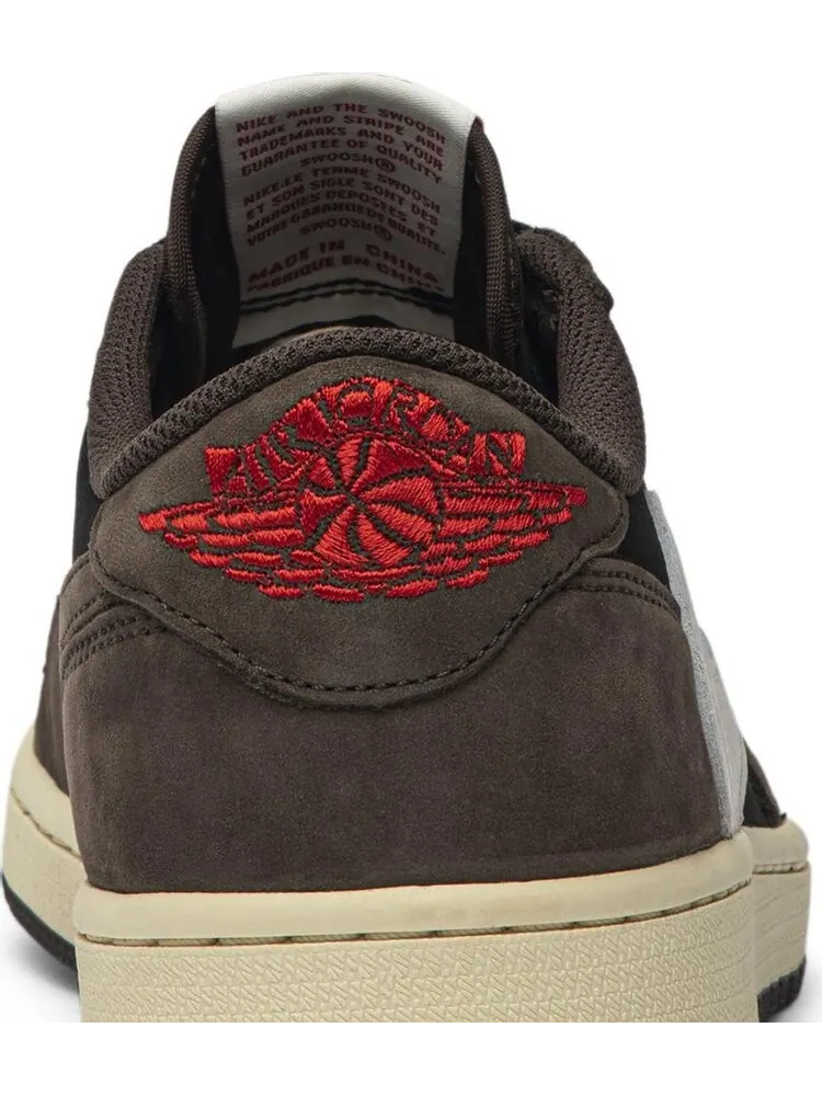 Кроссовки Travis Scott x Air Jordan 1 Low Mocha — изображение 7 из 8, коричневый