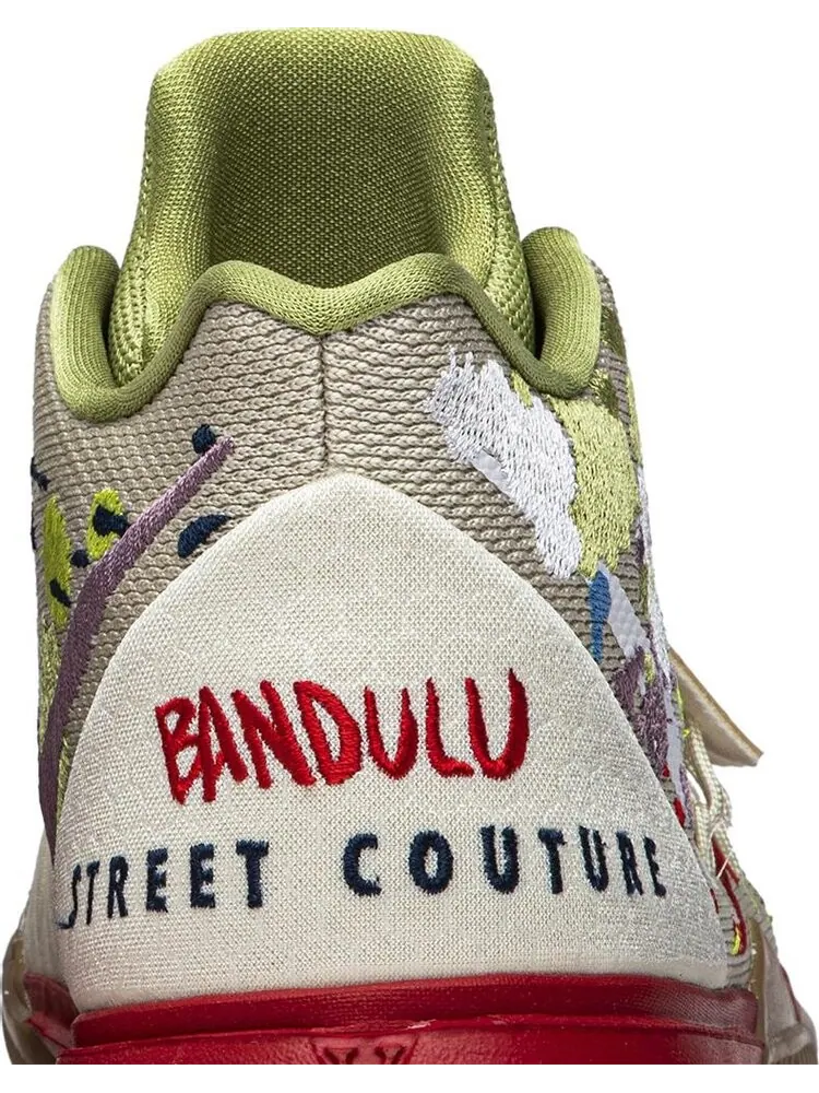 Кроссовки Nike Bandulu x Kyrie 5 GS 'Embroidered Splatters' — изображение 7 из 8, бежевый