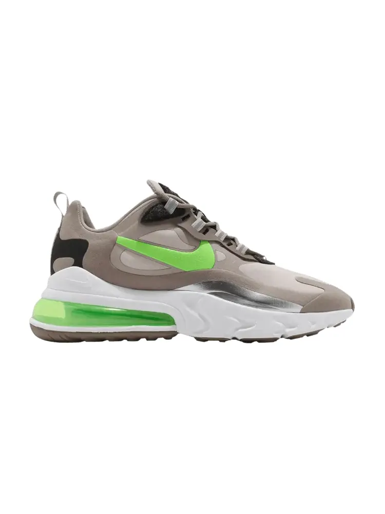 Кроссовки Nike Air Max 270 React 'Moon Particle Electro Green' — изображение 1 из 1, зеленый