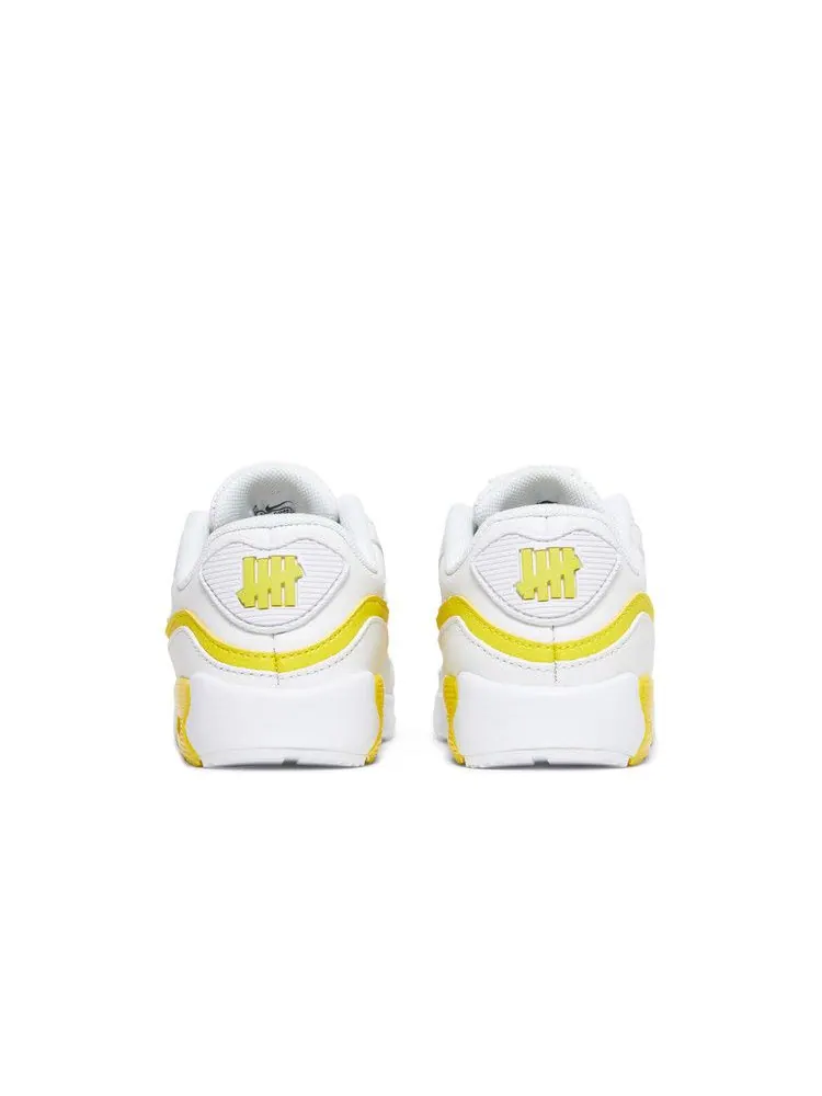 Кроссовки Nike Undefeated x Air Max 90 BT — изображение 6 из 8, белый желтый