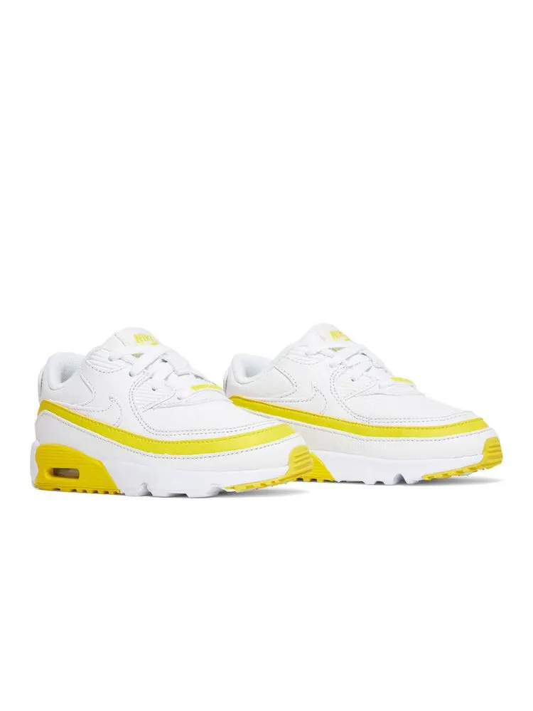 Кроссовки Nike Undefeated x Air Max 90 BT — изображение 8 из 8, белый желтый