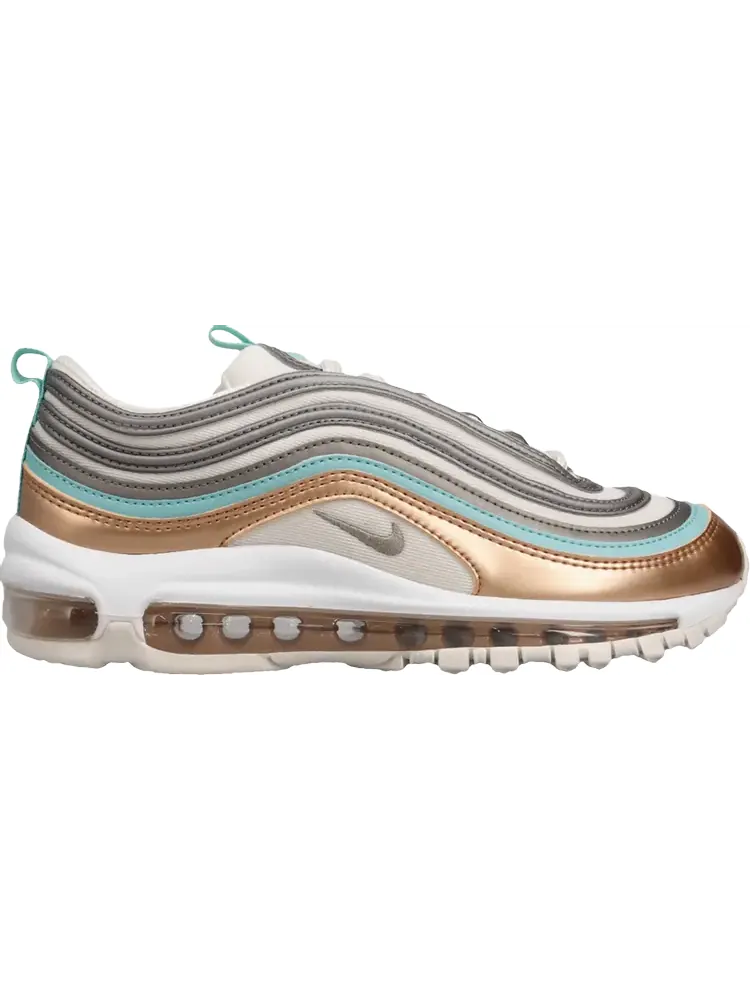 Кроссовки Nike Wmns Air Max 97 SE 'Metallic Pewter' — изображение 1 из 1, бежевый