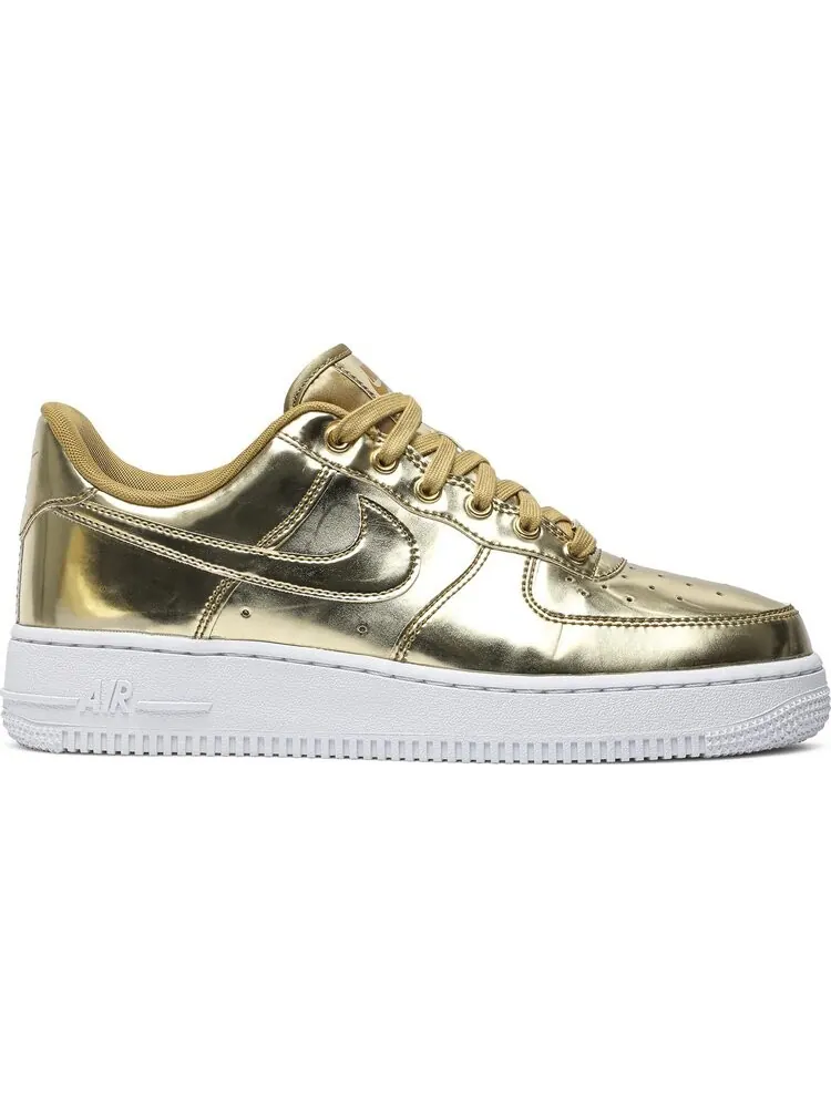Кроссовки Nike Wmns Air Force 1 SP 'Liquid Metal - Gold' — изображение 1 из 7, золото