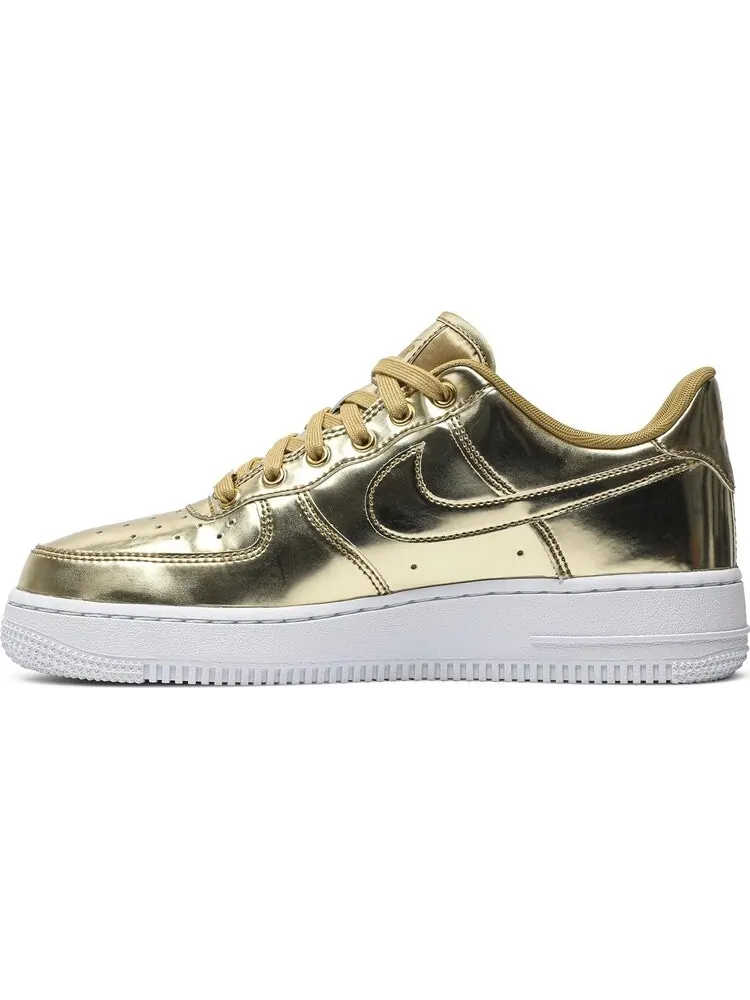 Кроссовки Nike Wmns Air Force 1 SP 'Liquid Metal - Gold' — изображение 3 из 7, золото