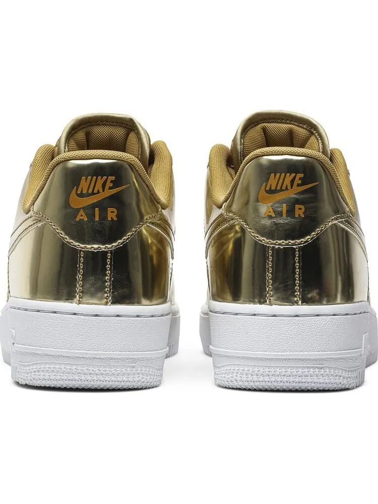 Кроссовки Nike Wmns Air Force 1 SP 'Liquid Metal - Gold' — изображение 6 из 7, золото