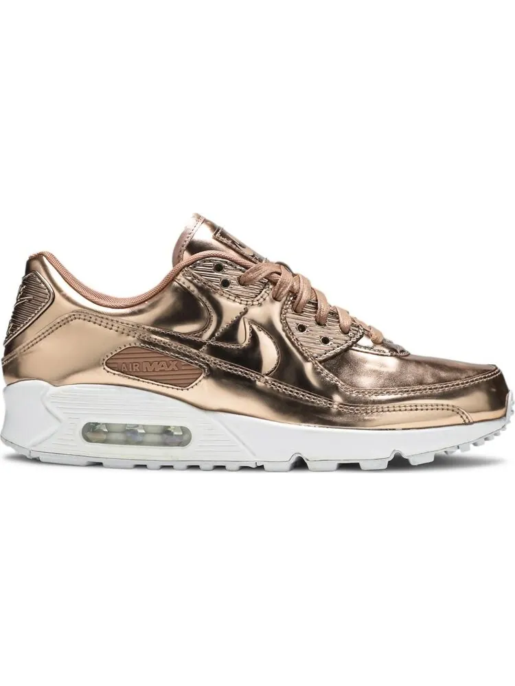 Кроссовки Nike Wmns Air Max 90 'Metallic Pack - Rose Gold' — изображение 1 из 8, розовый