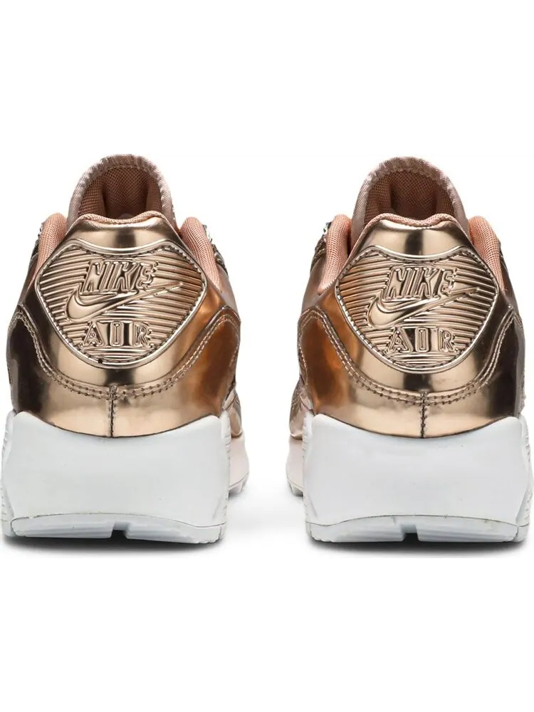 Кроссовки Nike Wmns Air Max 90 'Metallic Pack - Rose Gold' — изображение 6 из 8, розовый