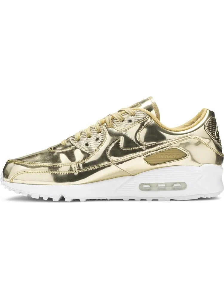Кроссовки Nike Wmns Air Max 90 'Metallic Pack - Gold' — изображение 3 из 8, золото
