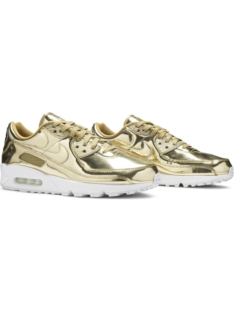 Кроссовки Nike Wmns Air Max 90 'Metallic Pack - Gold' — изображение 8 из 8, золото