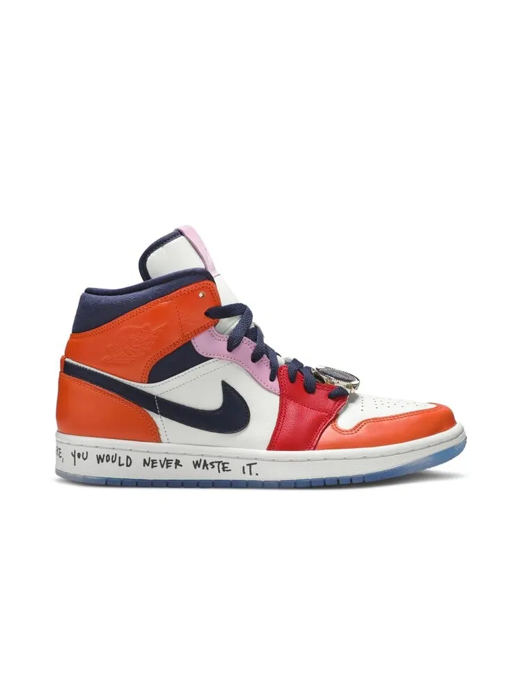 Кроссовки Air Jordan Melody Ehsani x Wmns Air Jordan 1 Mid — изображение 1 из 4, мульти