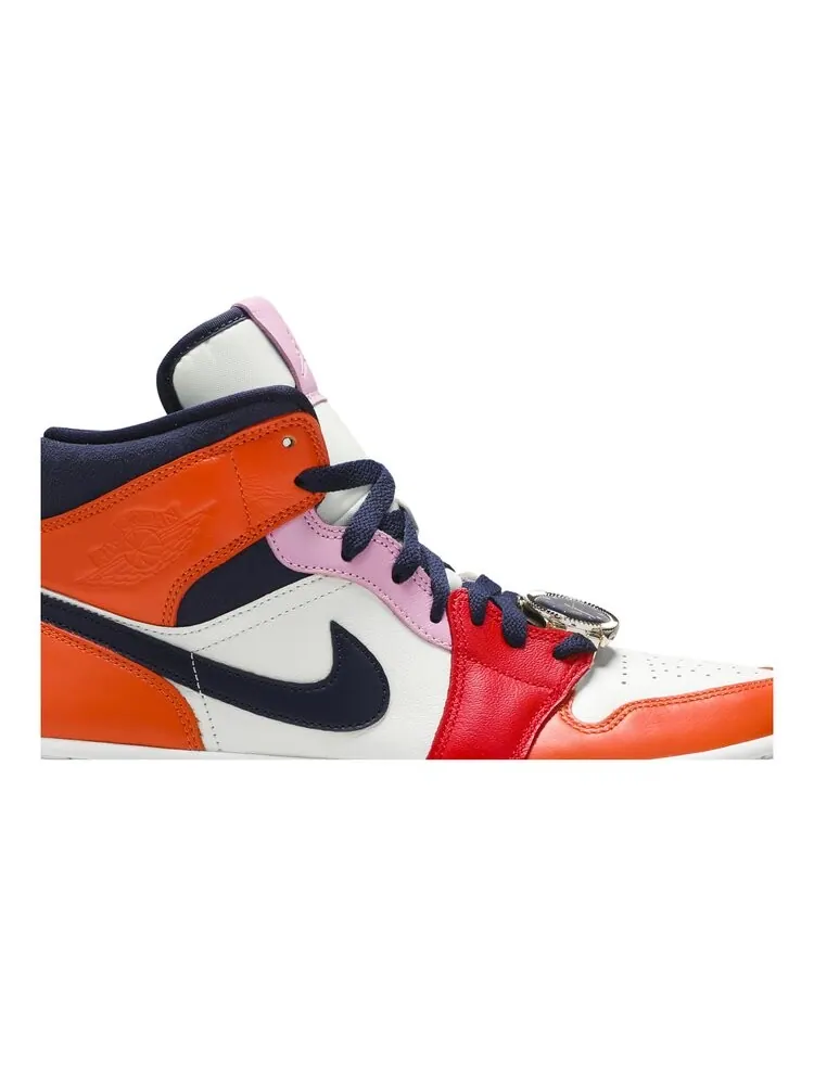 Кроссовки Air Jordan Melody Ehsani x Wmns Air Jordan 1 Mid — изображение 2 из 4, мульти