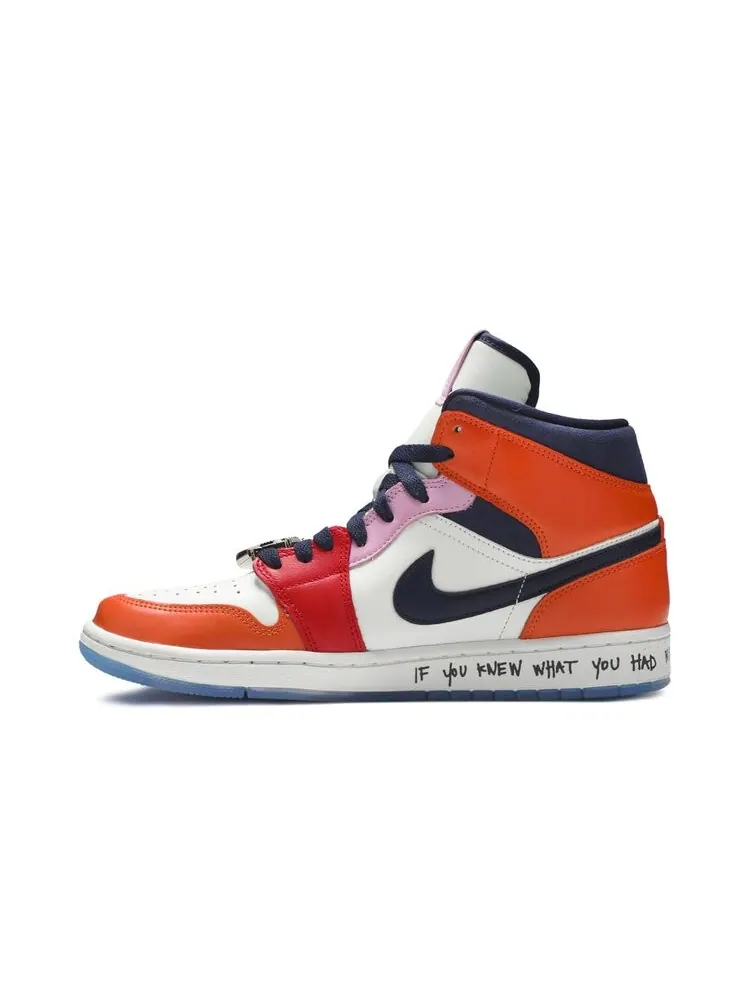 Кроссовки Air Jordan Melody Ehsani x Wmns Air Jordan 1 Mid — изображение 3 из 4, мульти