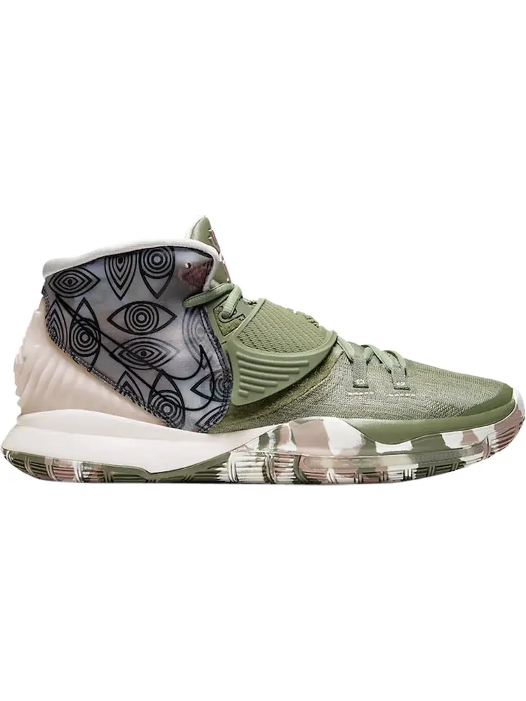 Кроссовки Nike Kyrie 6 Preheat 'Shanghai' — изображение 1 из 1, зеленый
