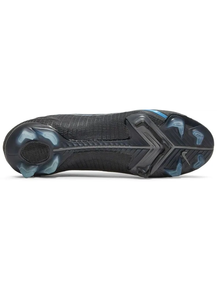 Кроссовки Nike Mercurial Vapor 14 Elite FG 'Black Photo Blue' — изображение 4 из 8, черный