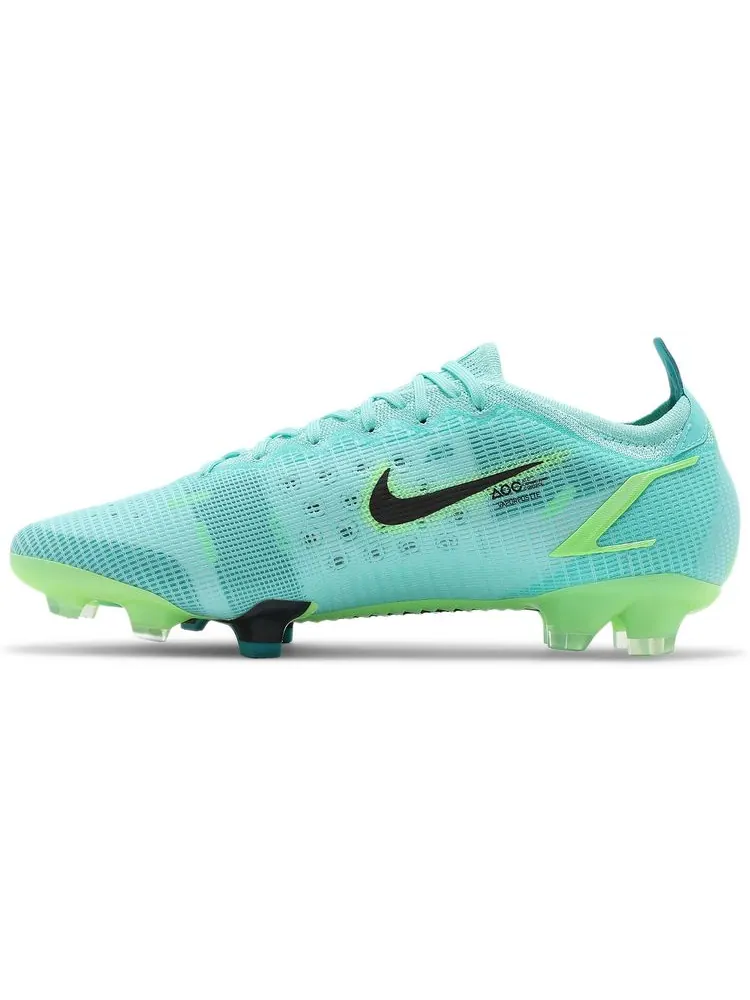 Кроссовки Nike Mercurial Vapor 14 Elite FG 'Dynamic Turquoise Lime Glow' — изображение 3 из 8, синий
