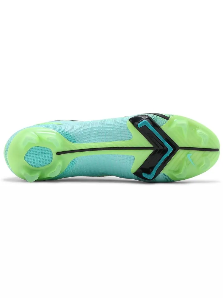 Кроссовки Nike Mercurial Vapor 14 Elite FG 'Dynamic Turquoise Lime Glow' — изображение 4 из 8, синий