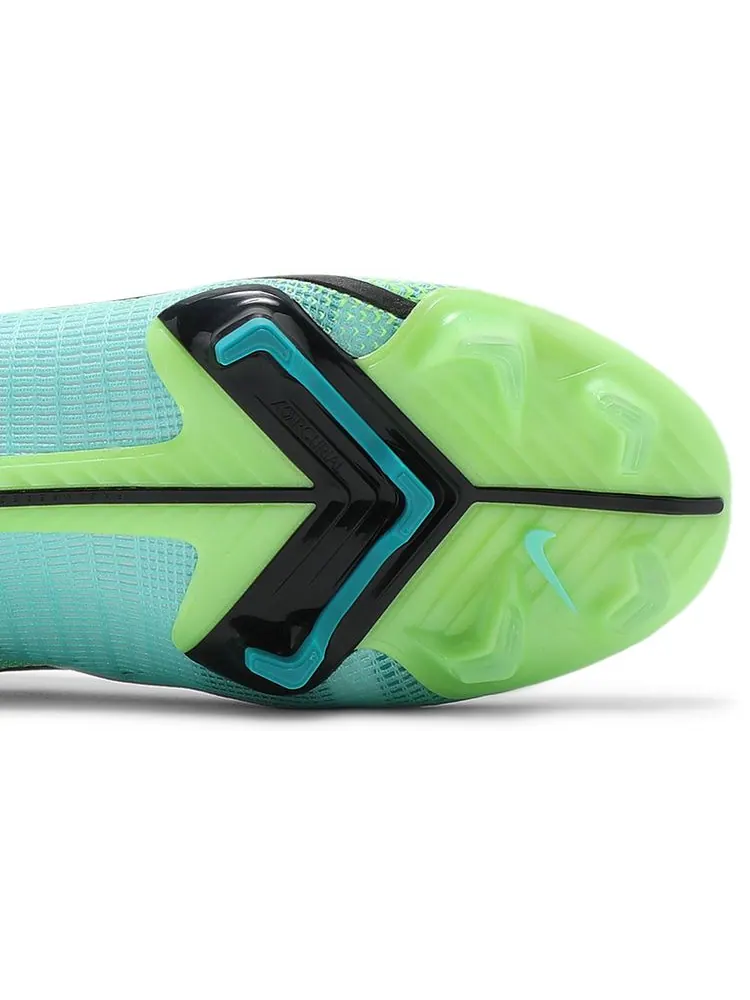 Кроссовки Nike Mercurial Vapor 14 Elite FG 'Dynamic Turquoise Lime Glow' — изображение 5 из 8, синий