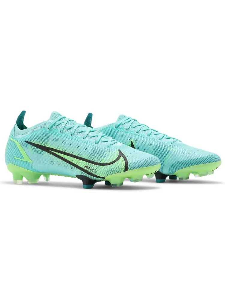 Кроссовки Nike Mercurial Vapor 14 Elite FG 'Dynamic Turquoise Lime Glow' — изображение 8 из 8, синий