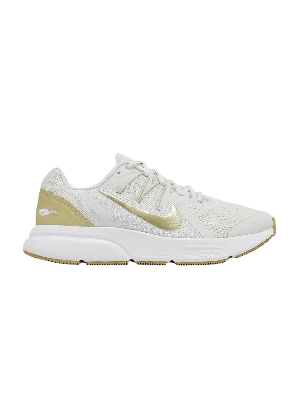 Кроссовки Nike Wmns Zoom Span 3 — изображение 1 из 1, платиновый/золотистый