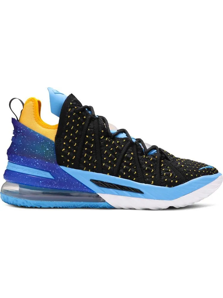Кроссовки Nike LeBron 18 'Lakers Heritage' — изображение 1 из 8, черный