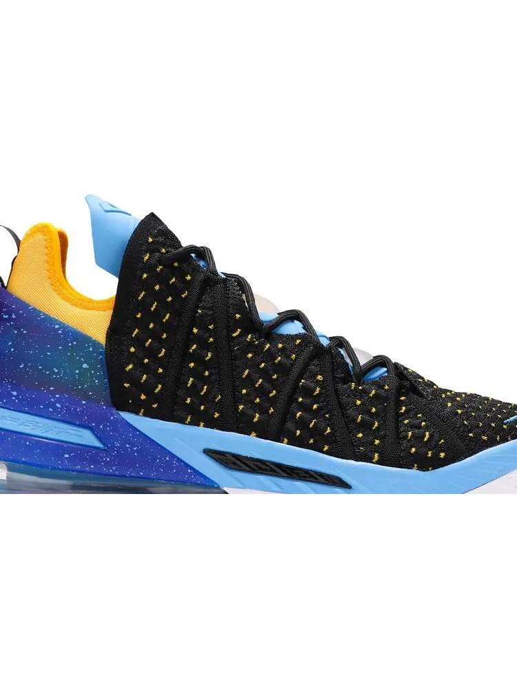 Кроссовки Nike LeBron 18 'Lakers Heritage' — изображение 2 из 8, черный