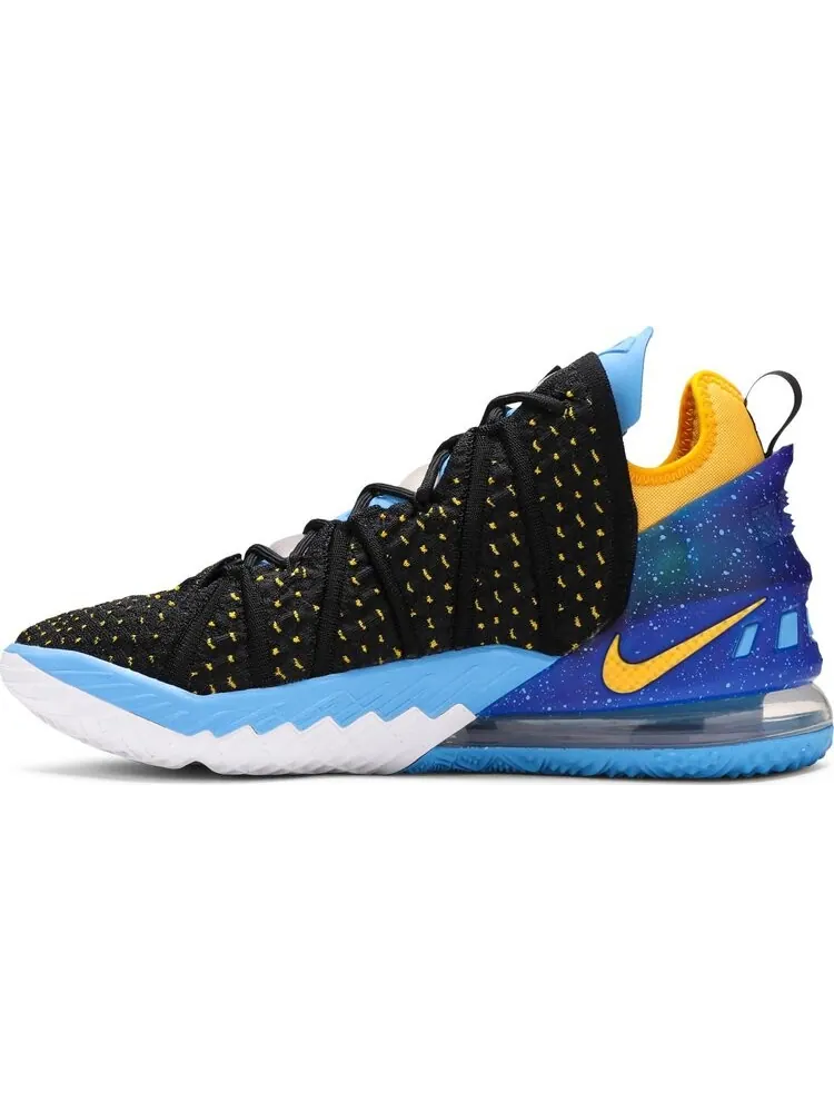 Кроссовки Nike LeBron 18 'Lakers Heritage' — изображение 3 из 8, черный