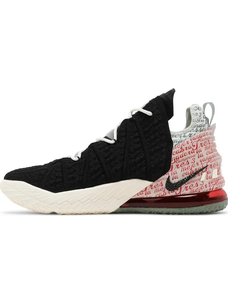 Кроссовки Nike Diana Taurasi x LeBron 18 'La Cabra' — изображение 3 из 8, черный
