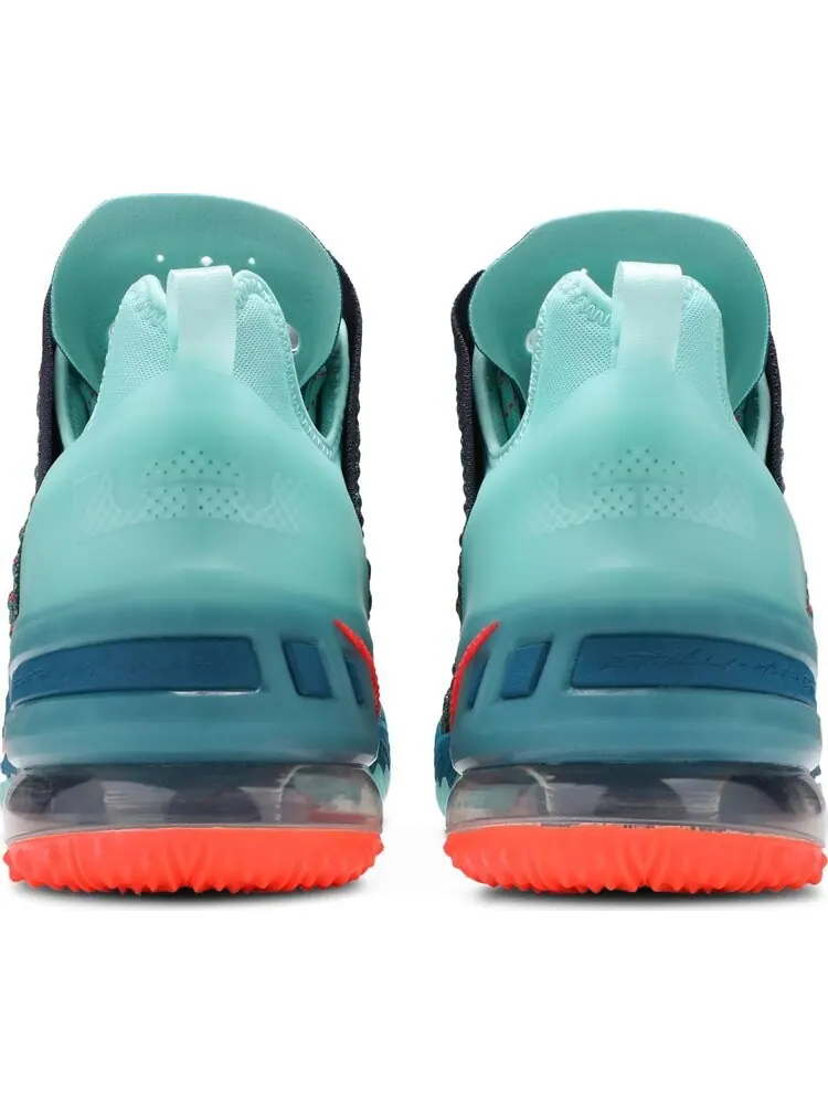 Кроссовки Nike LeBron James Family Foundation x LeBron 18 'We Are Family' — изображение 6 из 8, бирюзовый