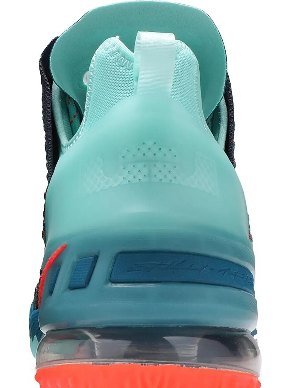 Кроссовки Nike LeBron James Family Foundation x LeBron 18 'We Are Family' — изображение 7 из 8, бирюзовый