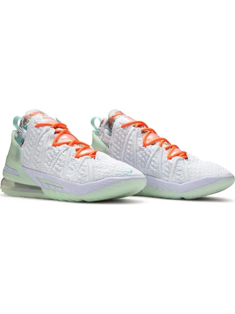 Кроссовки Nike Diana Taurasi x LeBron 18 'GOAT Vision' — изображение 8 из 8, белый